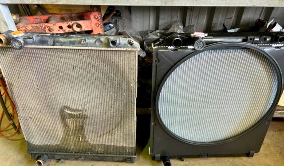 Truck Radiator replacement at G-Spot Engineering